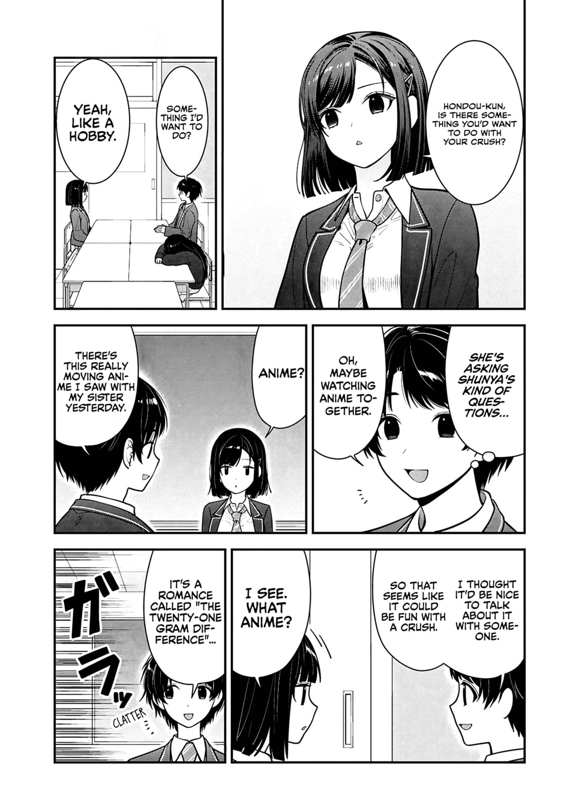 The Yankee Shimizu-san Sitting Next to Me Has Dyed Her Hair Black Chapter 12 page 5 - 
