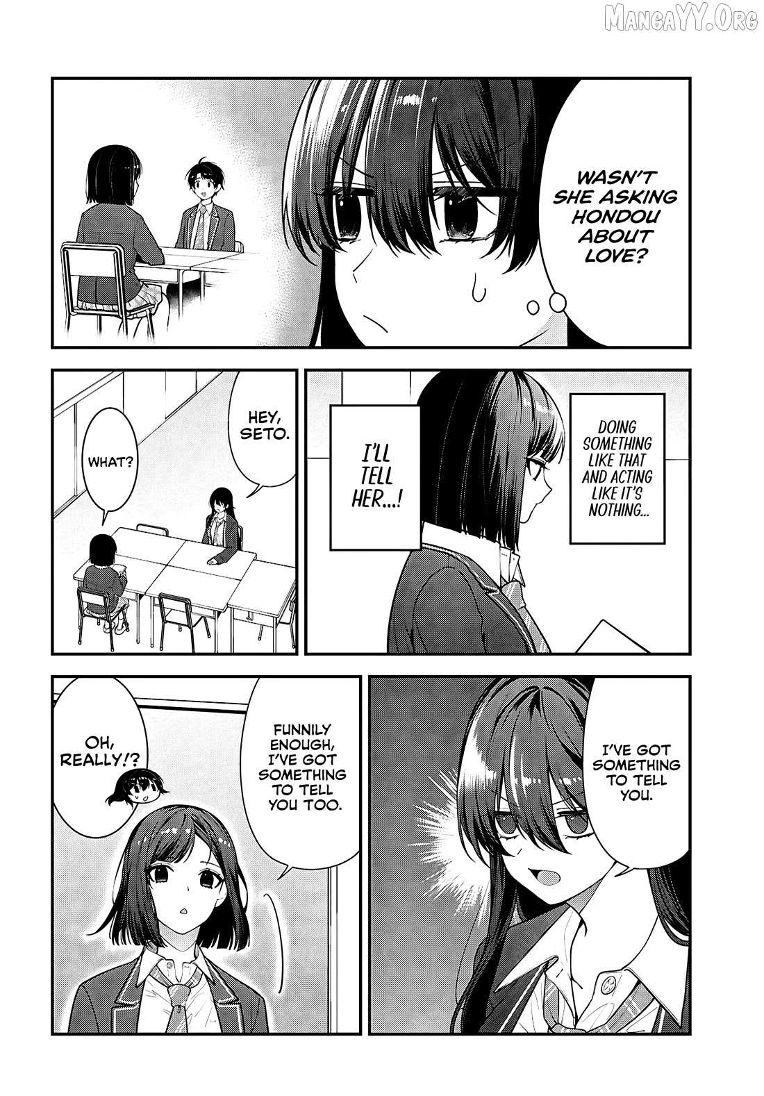 The Yankee Shimizu-san Sitting Next to Me Has Dyed Her Hair Black Chapter 13 page 2 - 