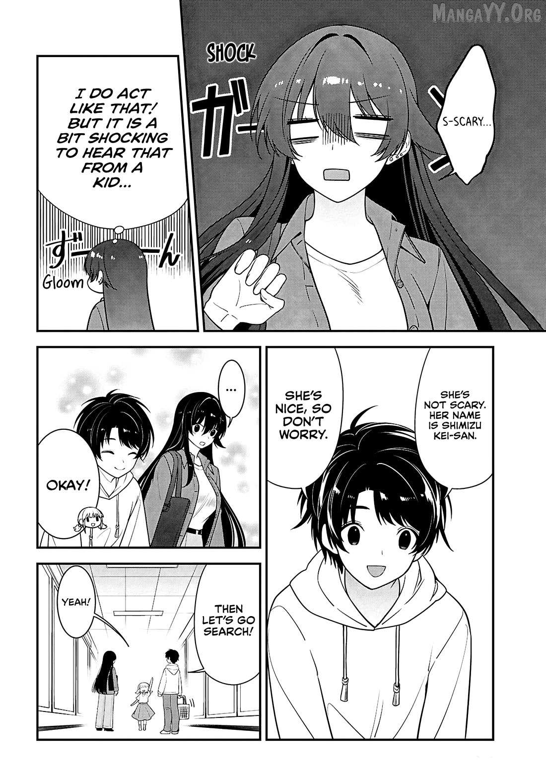 The Yankee Shimizu-san Sitting Next to Me Has Dyed Her Hair Black Chapter 13 page 17 - 