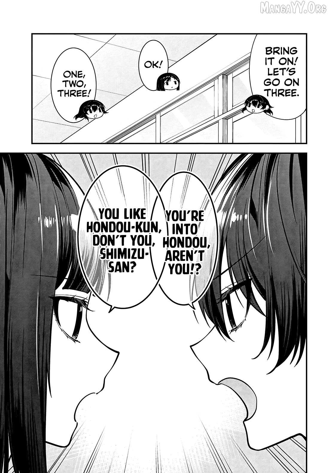 The Yankee Shimizu-san Sitting Next to Me Has Dyed Her Hair Black Chapter 13 page 3 - 