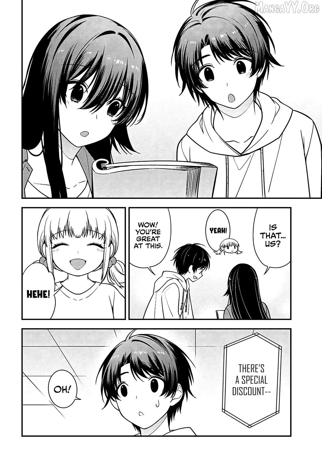 The Yankee Shimizu-san Sitting Next to Me Has Dyed Her Hair Black Chapter 13 page 23 - 