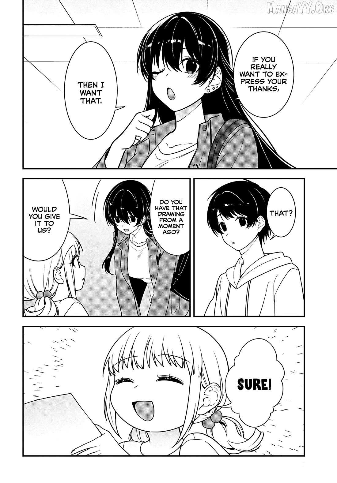The Yankee Shimizu-san Sitting Next to Me Has Dyed Her Hair Black Chapter 13 page 30 - 