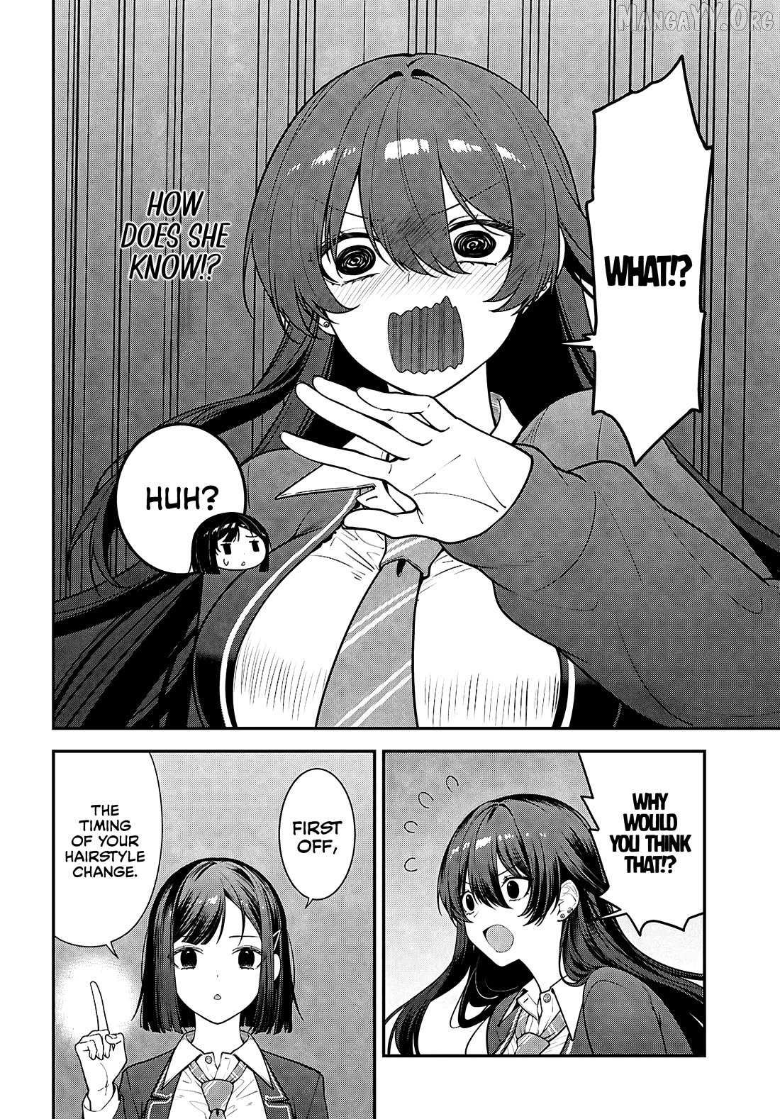 The Yankee Shimizu-san Sitting Next to Me Has Dyed Her Hair Black Chapter 13 page 4 - 