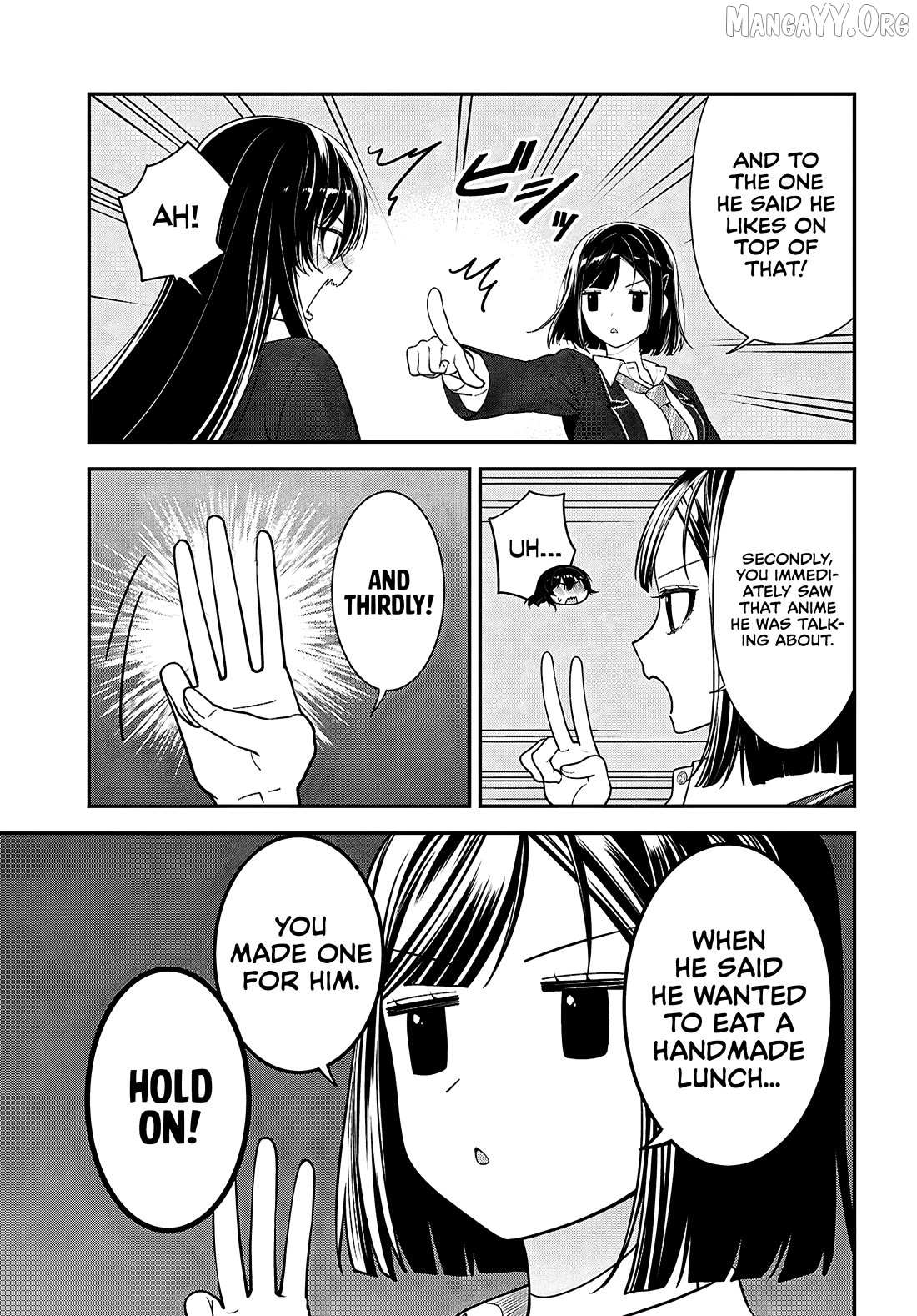 The Yankee Shimizu-san Sitting Next to Me Has Dyed Her Hair Black Chapter 13 page 5 - 