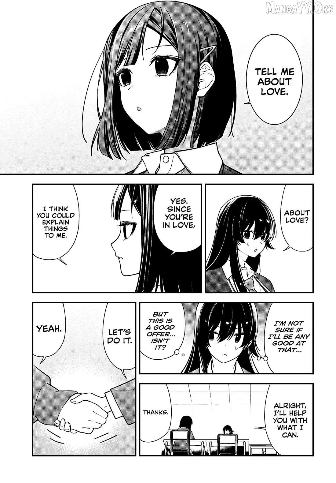 The Yankee Shimizu-san Sitting Next to Me Has Dyed Her Hair Black Chapter 13 page 10 - 
