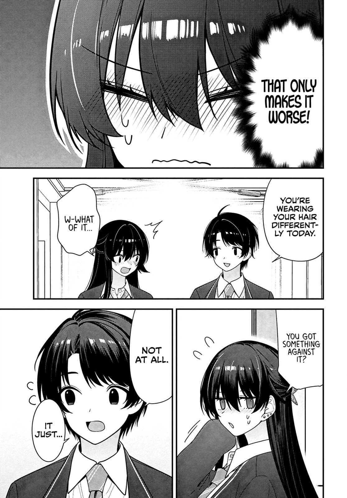 The Yankee Shimizu-san Sitting Next to Me Has Dyed Her Hair Black Chapter 14 page 15 - 