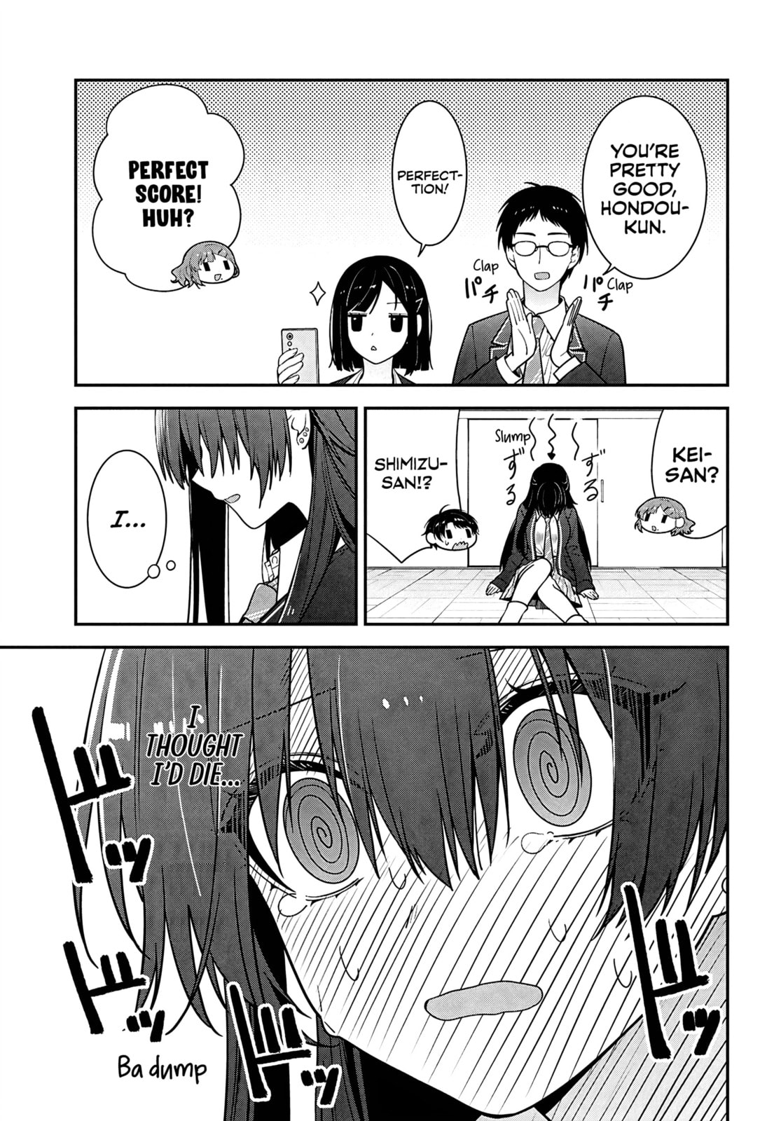 The Yankee Shimizu-san Sitting Next to Me Has Dyed Her Hair Black Chapter 14 page 24 - 