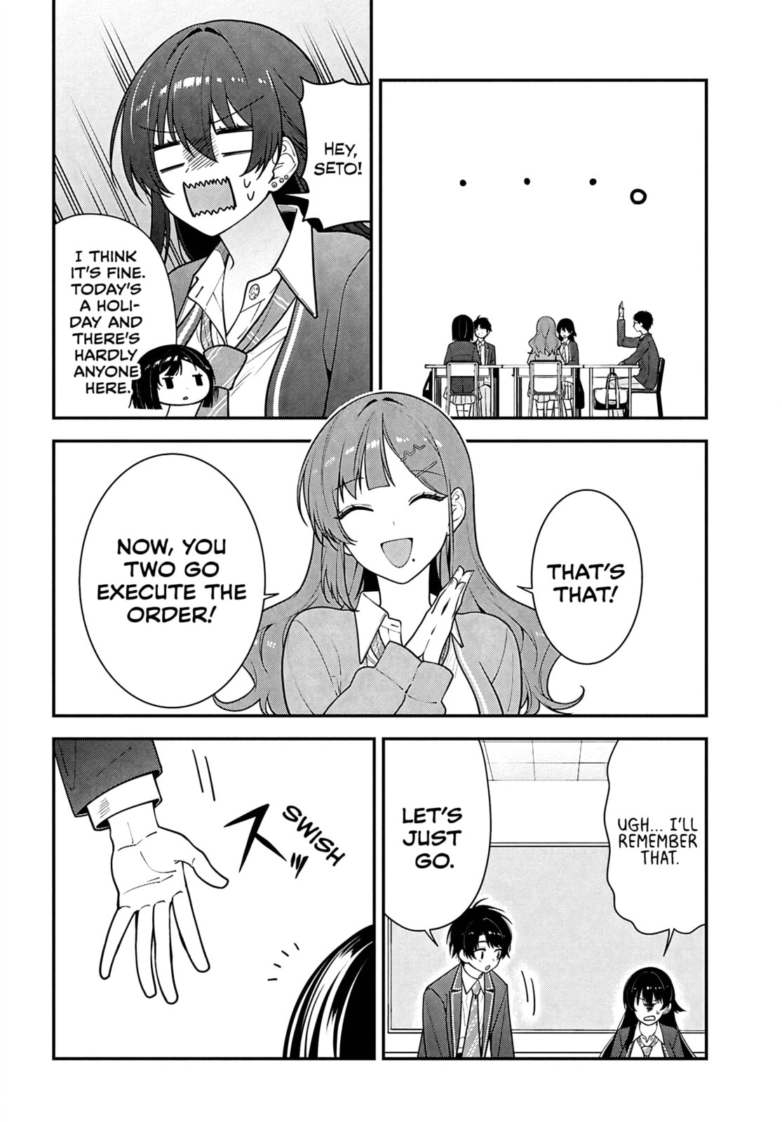 The Yankee Shimizu-san Sitting Next to Me Has Dyed Her Hair Black Chapter 14 page 10 - 