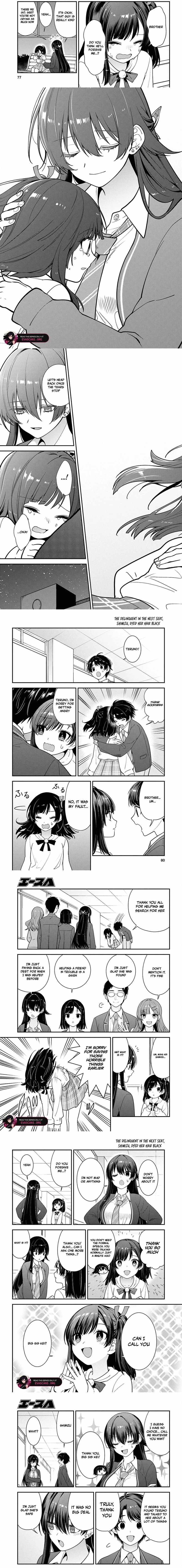 The Yankee Shimizu-san Sitting Next to Me Has Dyed Her Hair Black Chapter 15 page 4 - 