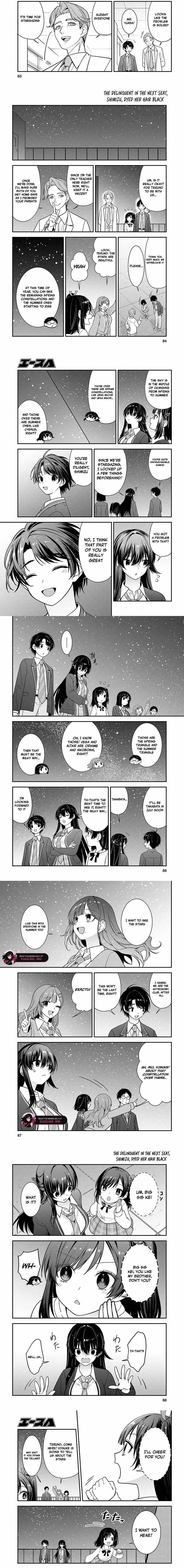 The Yankee Shimizu-san Sitting Next to Me Has Dyed Her Hair Black Chapter 15 page 5 - 