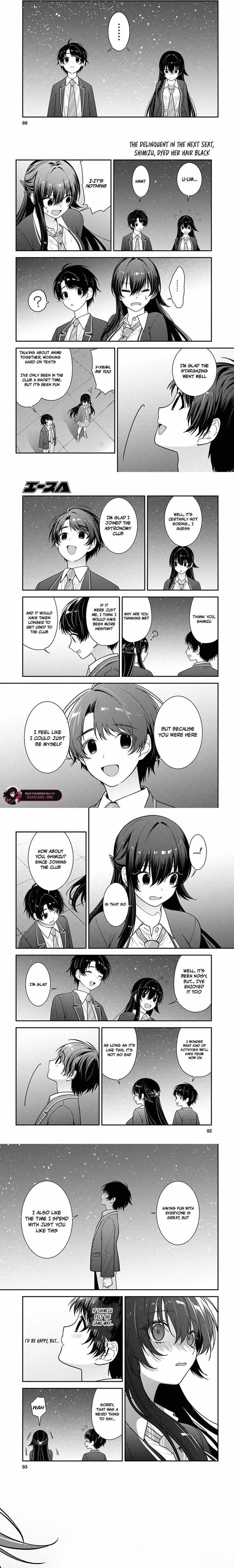 The Yankee Shimizu-san Sitting Next to Me Has Dyed Her Hair Black Chapter 15 page 6 - 