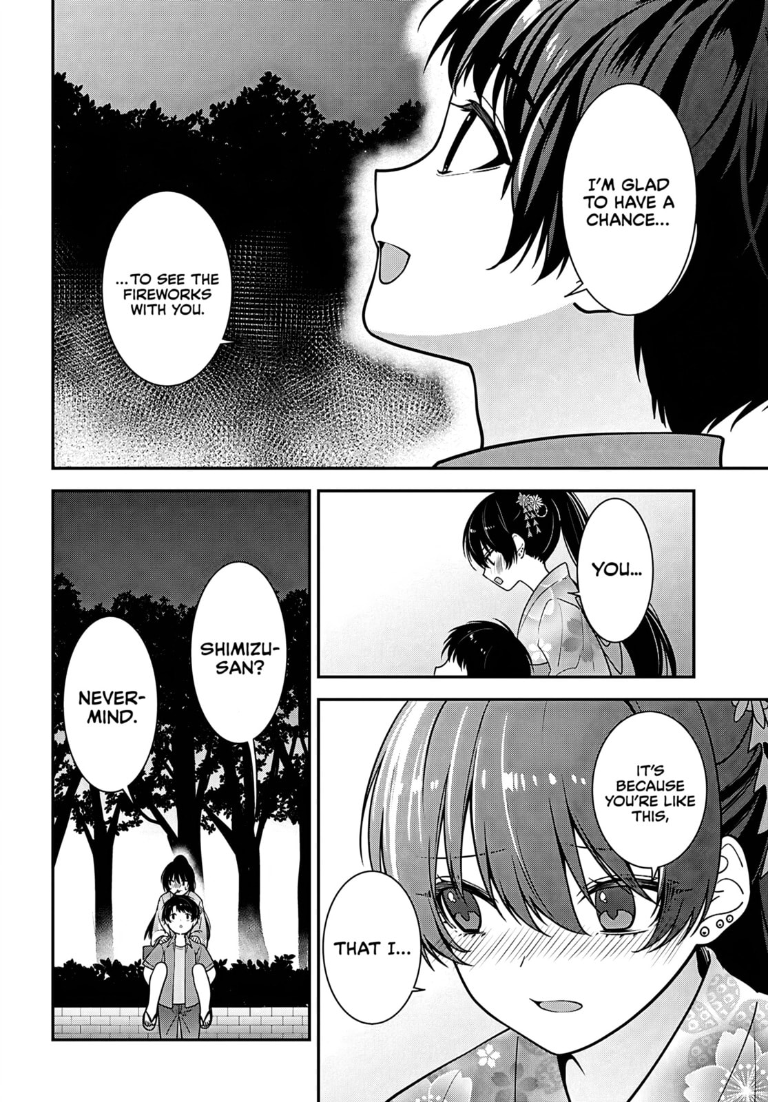 The Yankee Shimizu-san Sitting Next to Me Has Dyed Her Hair Black Chapter 16 page 38 - 