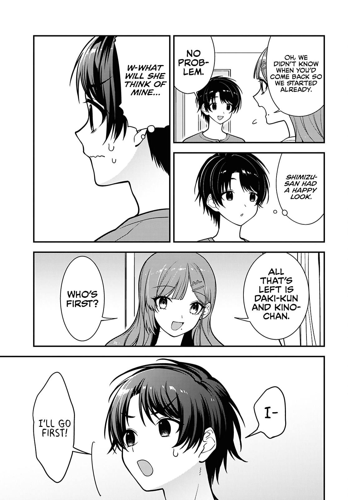 The Yankee Shimizu-san Sitting Next to Me Has Dyed Her Hair Black Chapter 18 page 19 - 