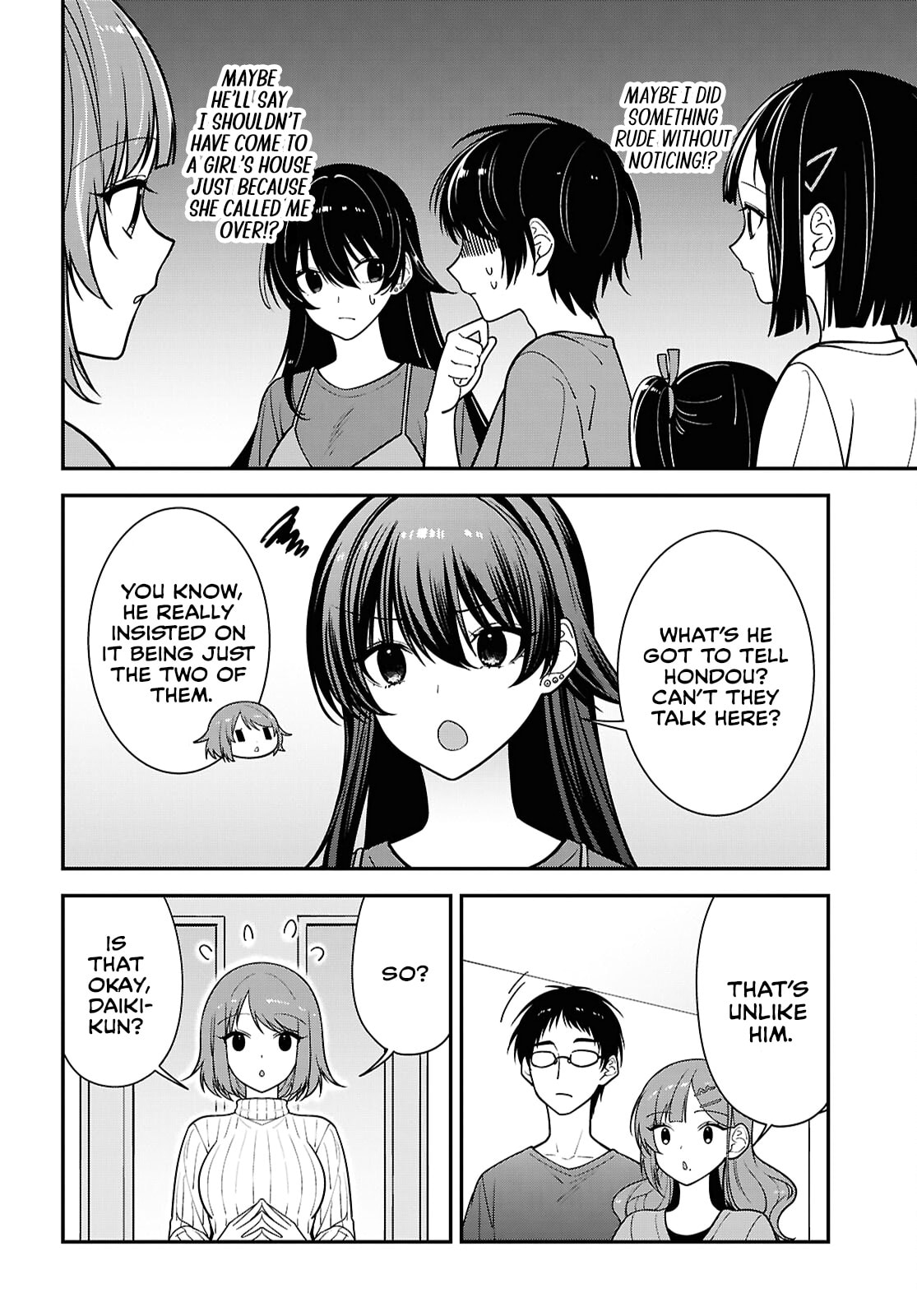 The Yankee Shimizu-san Sitting Next to Me Has Dyed Her Hair Black Chapter 18 page 10 - 
