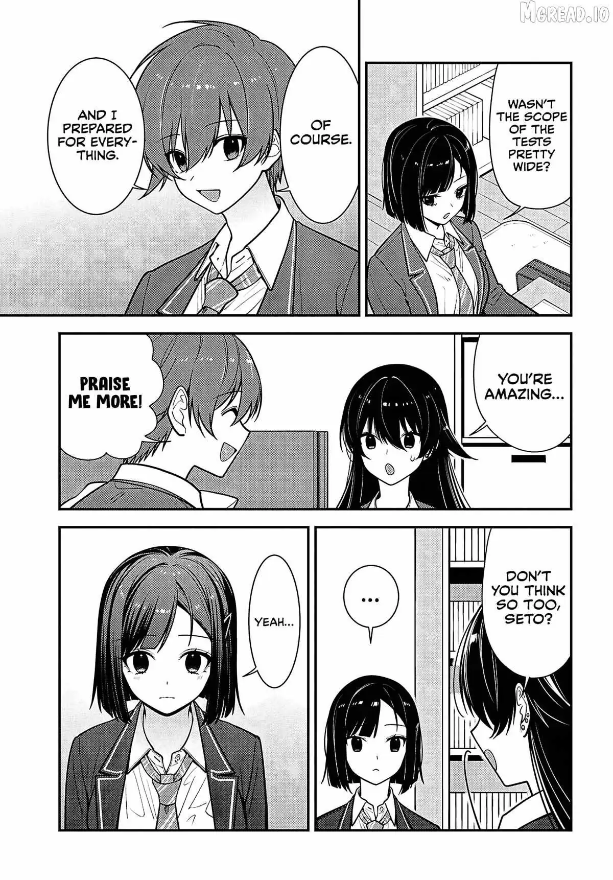 The Yankee Shimizu-san Sitting Next to Me Has Dyed Her Hair Black Chapter 19 page 15 - 