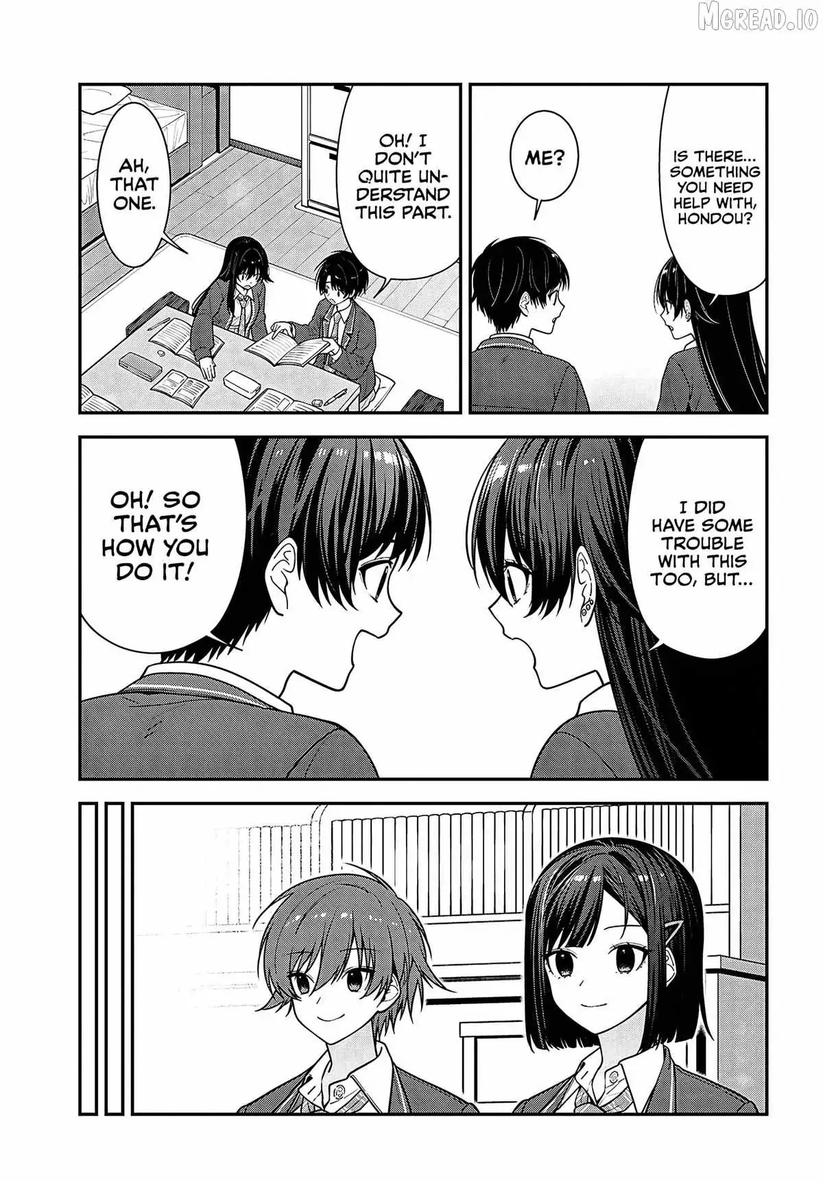 The Yankee Shimizu-san Sitting Next to Me Has Dyed Her Hair Black Chapter 19 page 17 - 