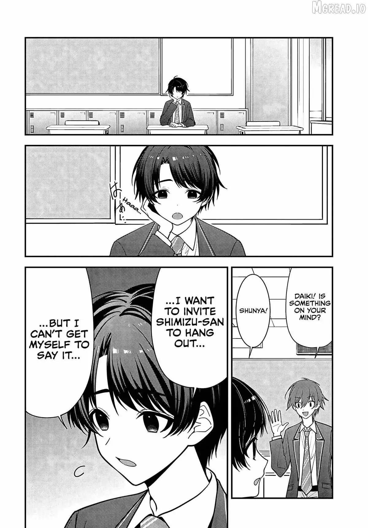 The Yankee Shimizu-san Sitting Next to Me Has Dyed Her Hair Black Chapter 19 page 4 - 