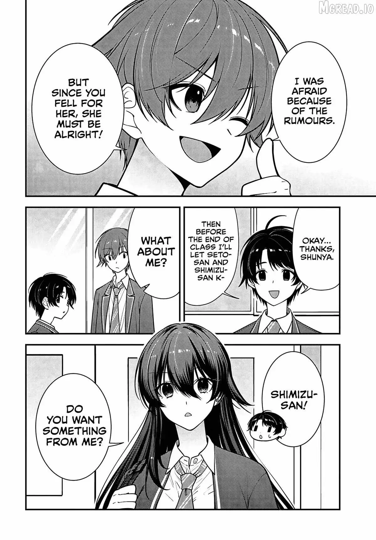 The Yankee Shimizu-san Sitting Next to Me Has Dyed Her Hair Black Chapter 19 page 6 - 