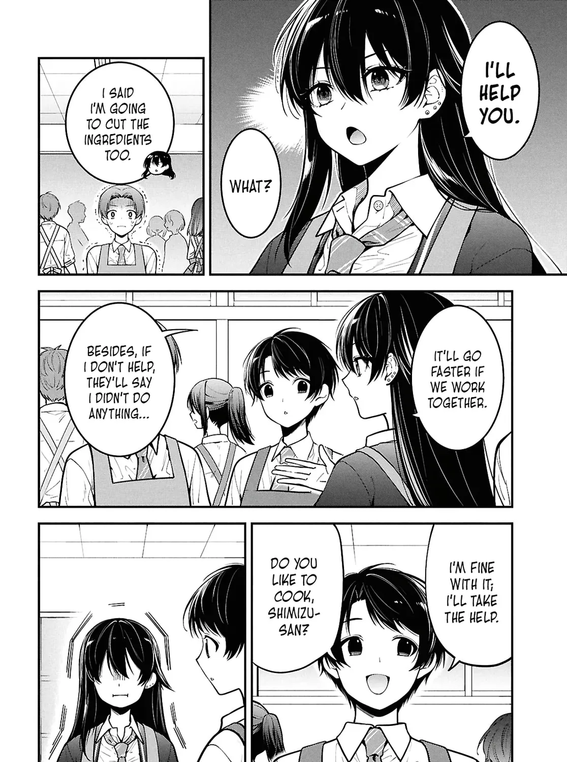 The Yankee Shimizu-san Sitting Next to Me Has Dyed Her Hair Black Chapter 2 page 15 - 