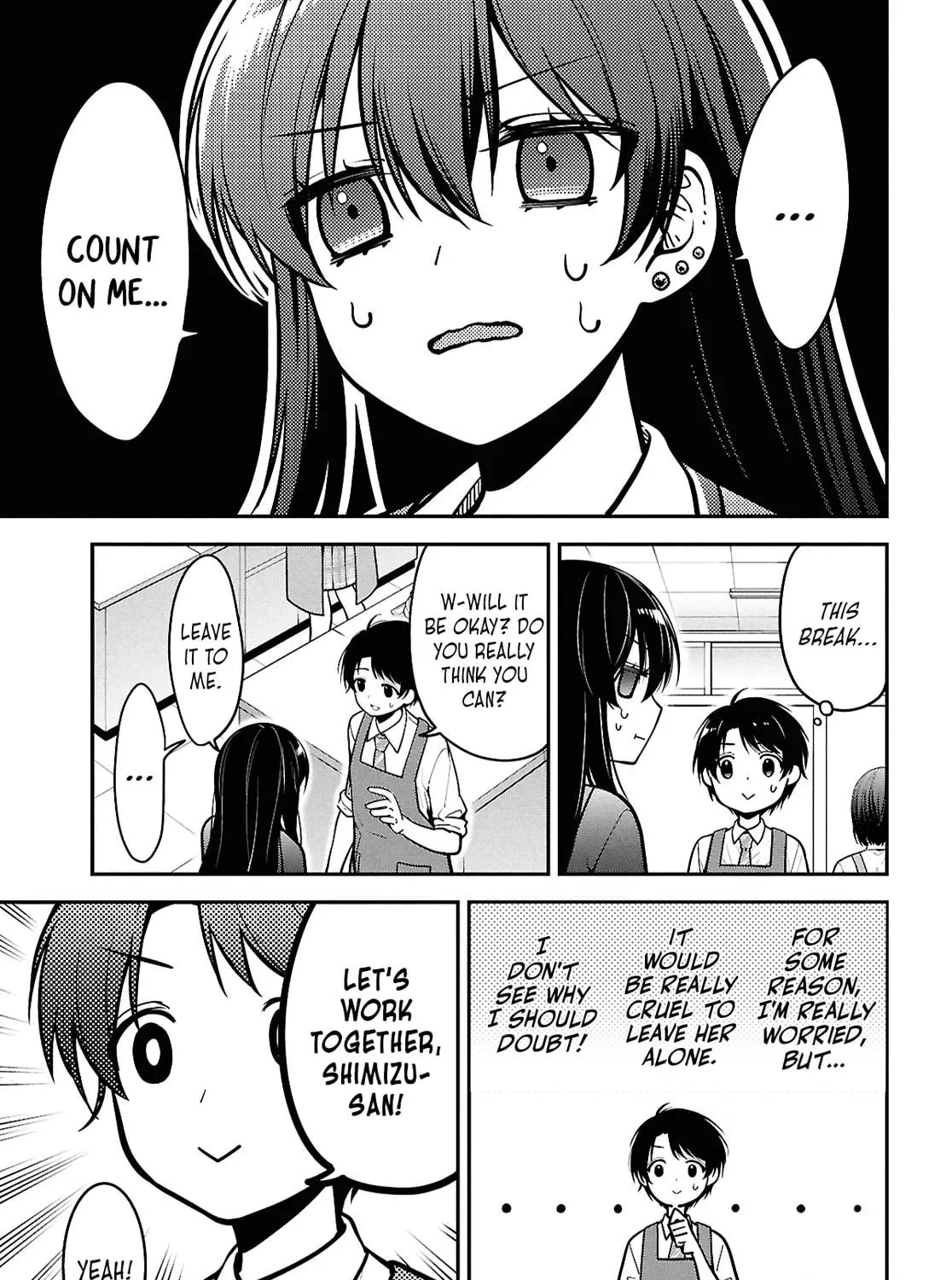The Yankee Shimizu-san Sitting Next to Me Has Dyed Her Hair Black Chapter 2 page 17 - 