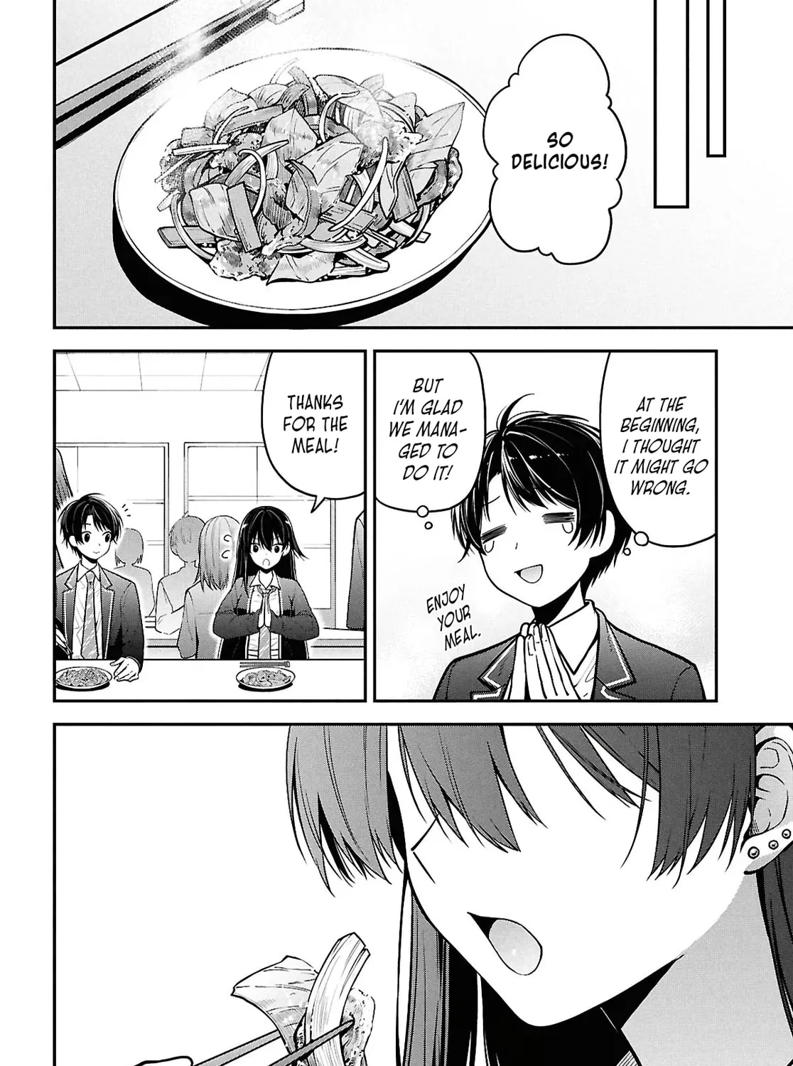 The Yankee Shimizu-san Sitting Next to Me Has Dyed Her Hair Black Chapter 2 page 55 - 