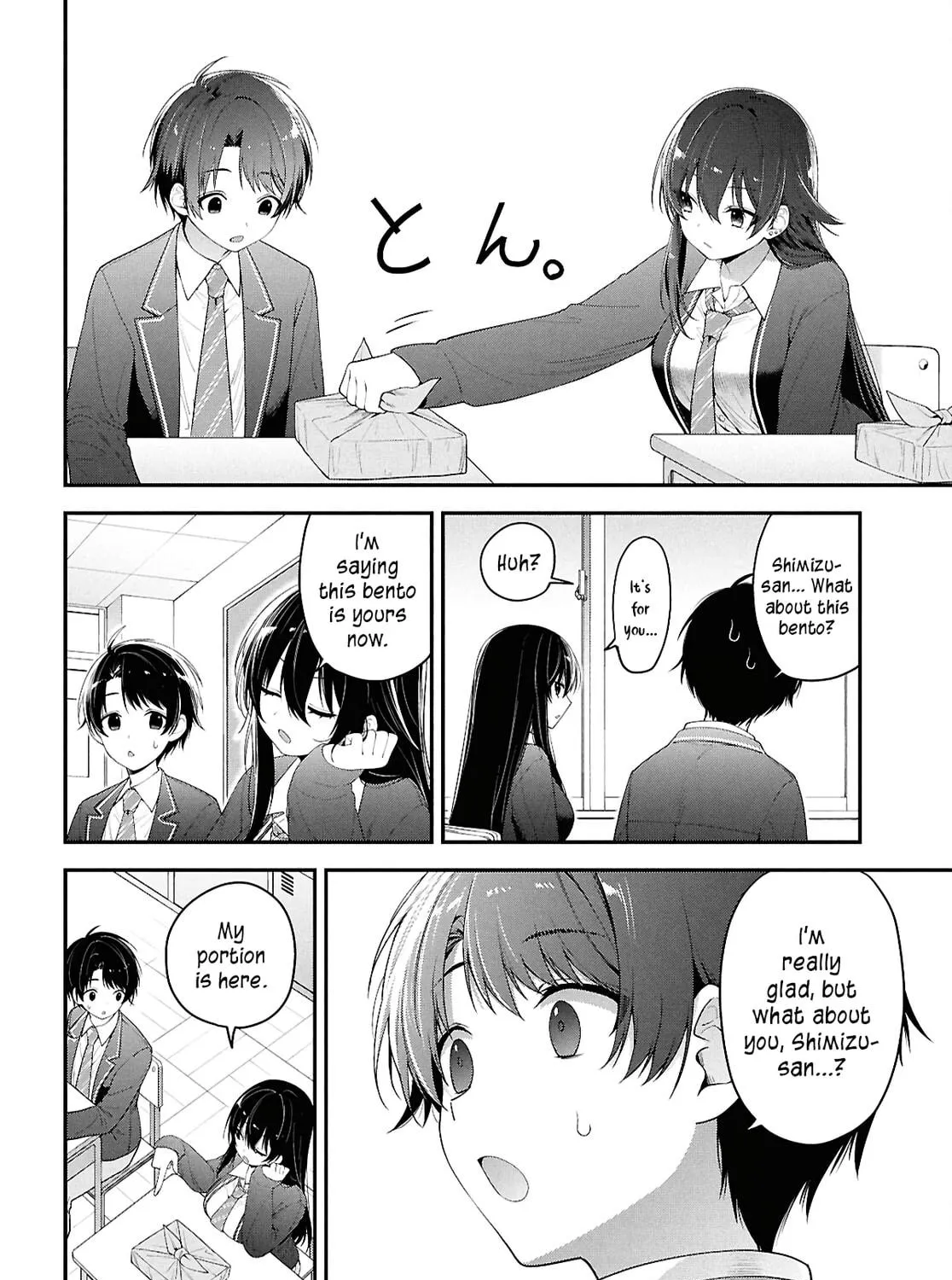 The Yankee Shimizu-san Sitting Next to Me Has Dyed Her Hair Black Chapter 3 page 35 - 