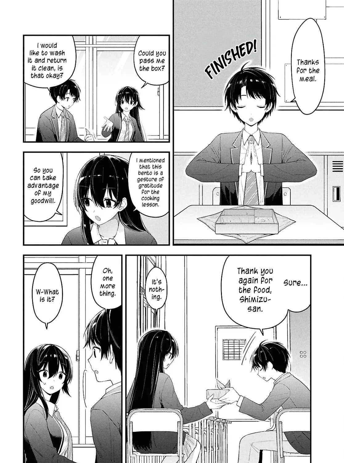 The Yankee Shimizu-san Sitting Next to Me Has Dyed Her Hair Black Chapter 3 page 55 - 