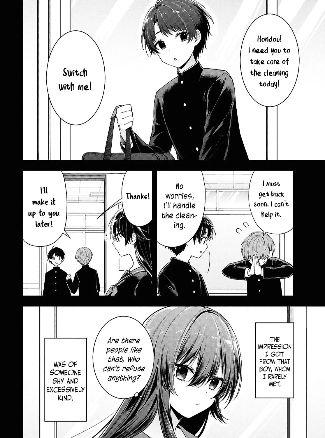 The Yankee Shimizu-san Sitting Next to Me Has Dyed Her Hair Black Chapter 4 page 15 - 