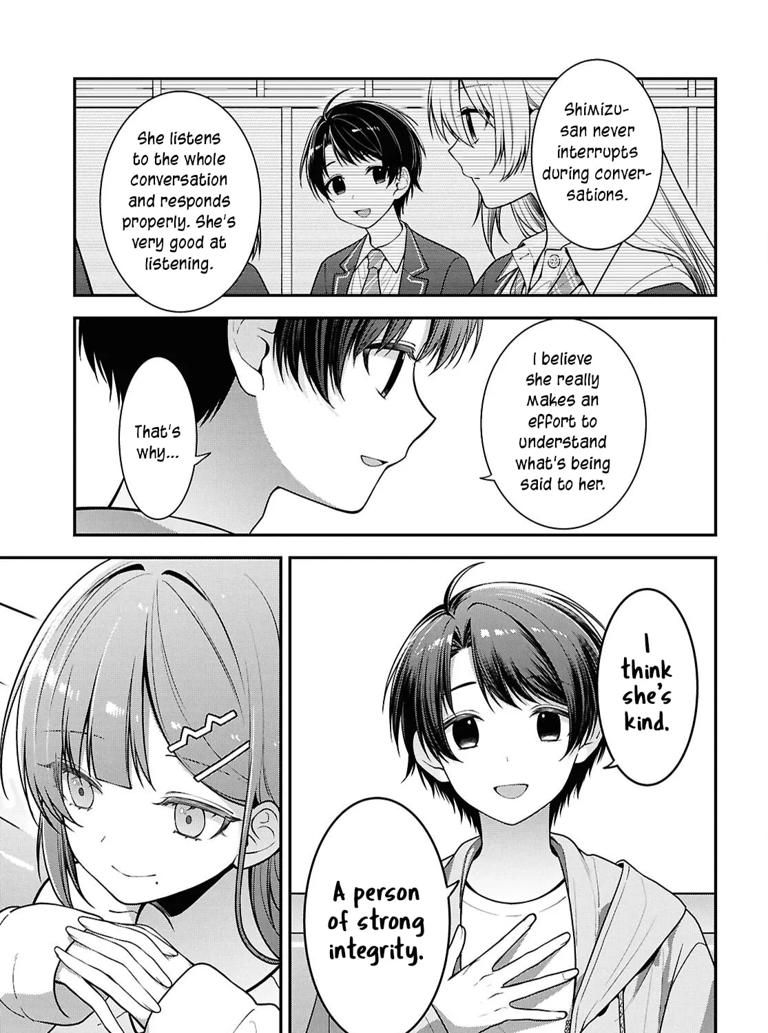 The Yankee Shimizu-san Sitting Next to Me Has Dyed Her Hair Black Chapter 5 page 44 - 