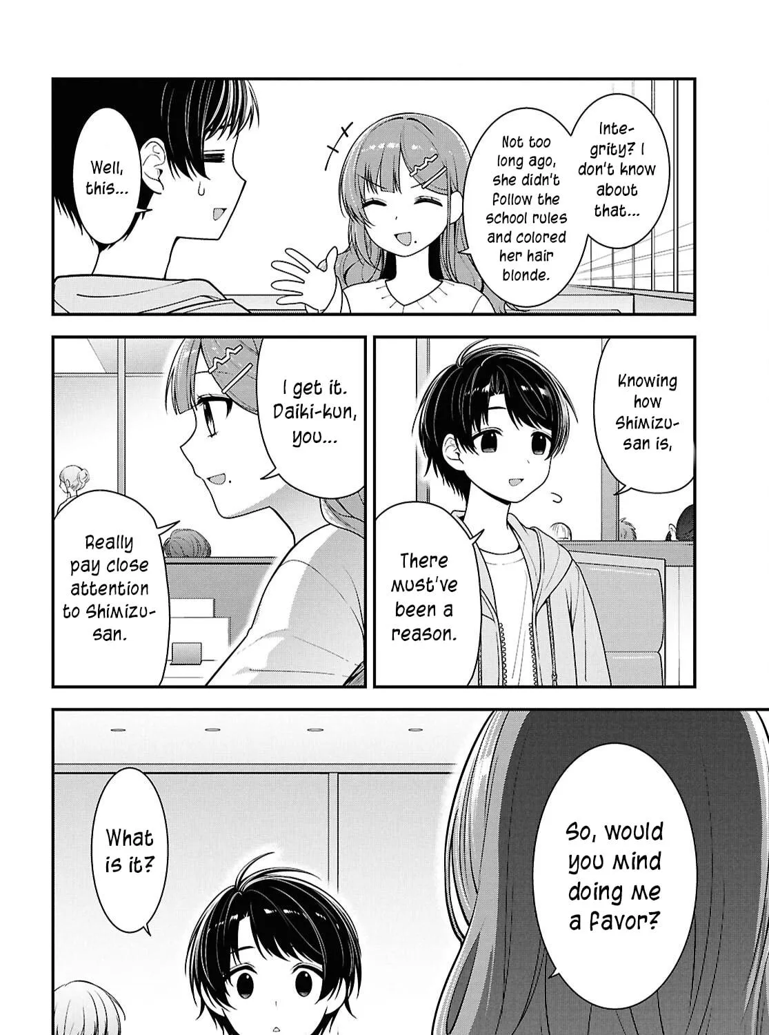 The Yankee Shimizu-san Sitting Next to Me Has Dyed Her Hair Black Chapter 5 page 46 - 