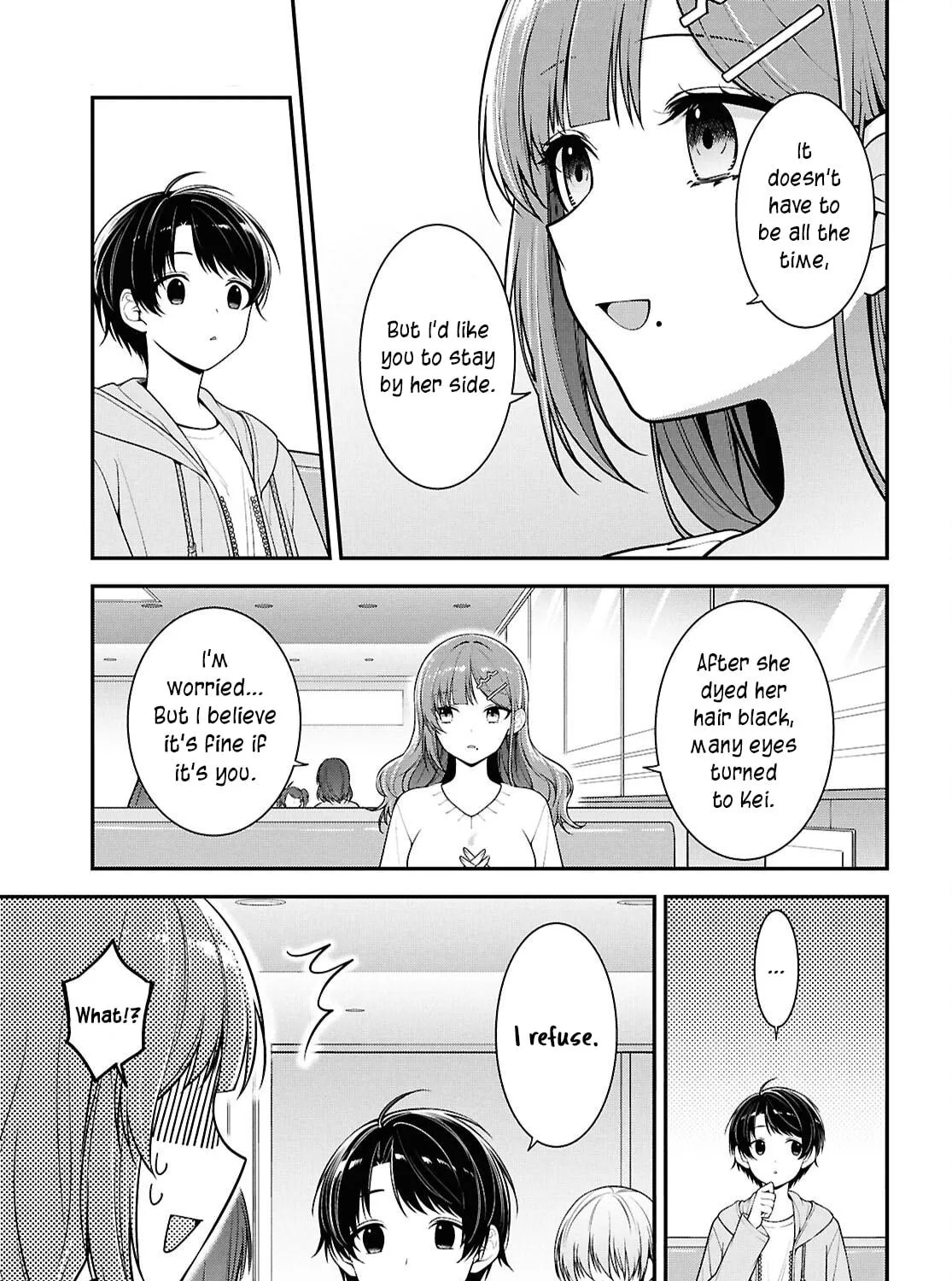 The Yankee Shimizu-san Sitting Next to Me Has Dyed Her Hair Black Chapter 5 page 48 - 