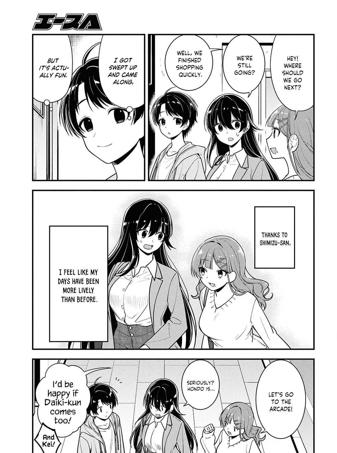 The Yankee Shimizu-san Sitting Next to Me Has Dyed Her Hair Black Chapter 6 page 52 - 