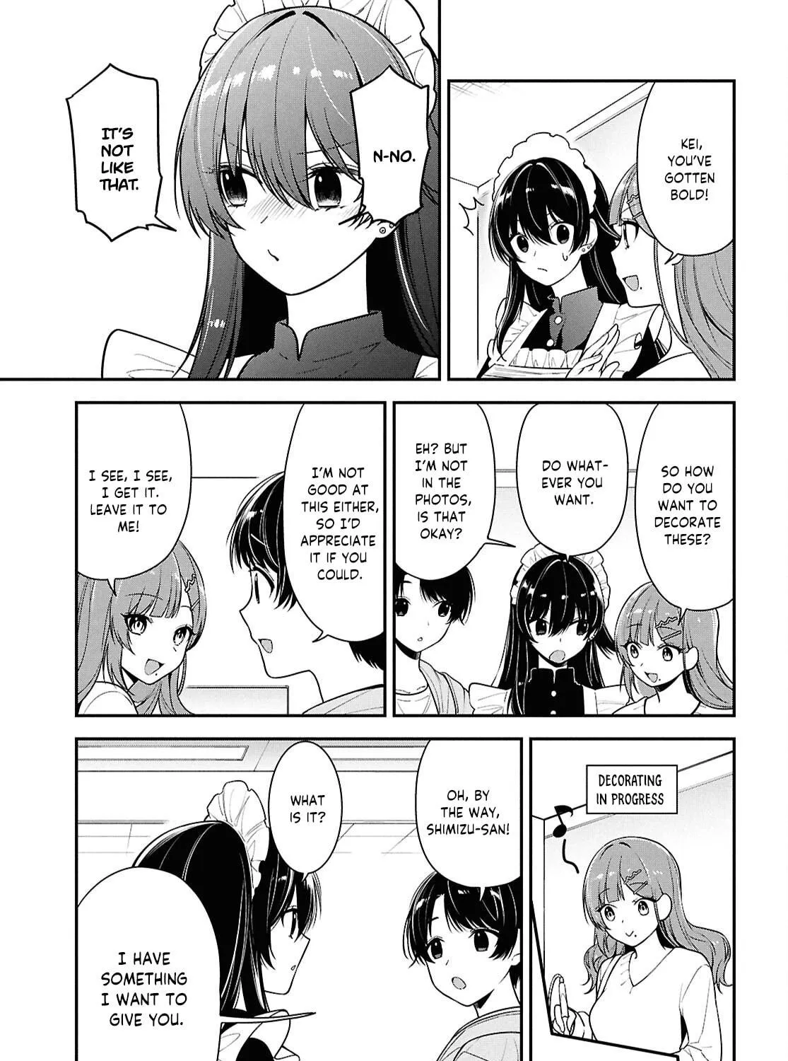 The Yankee Shimizu-san Sitting Next to Me Has Dyed Her Hair Black Chapter 7 page 52 - 