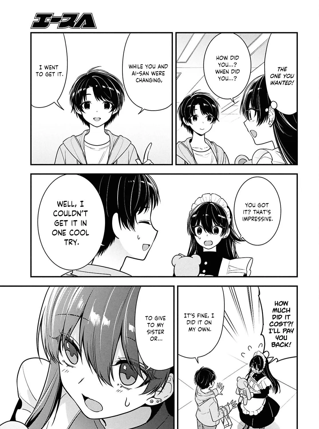 The Yankee Shimizu-san Sitting Next to Me Has Dyed Her Hair Black Chapter 7 page 56 - 