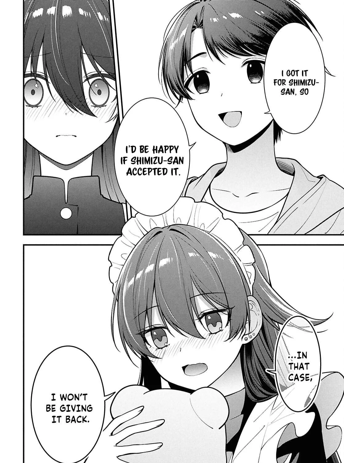 The Yankee Shimizu-san Sitting Next to Me Has Dyed Her Hair Black Chapter 7 page 58 - 