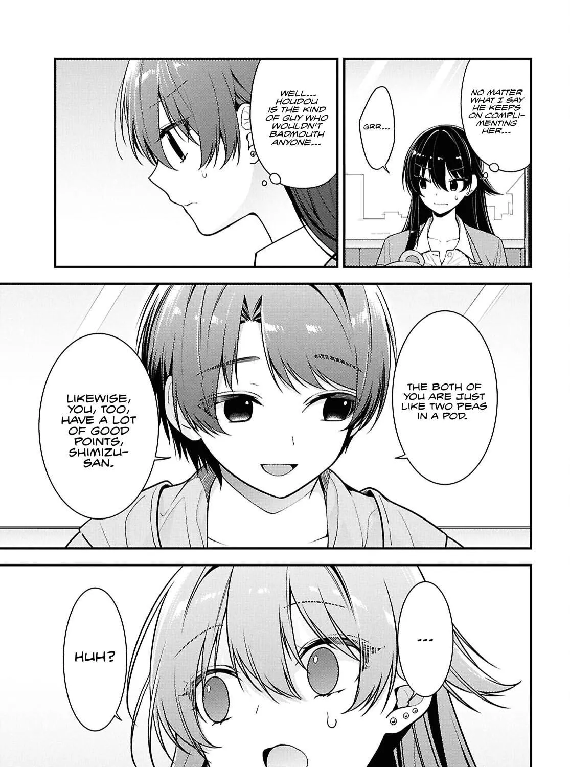 The Yankee Shimizu-san Sitting Next to Me Has Dyed Her Hair Black Chapter 8.1 page 11 - 