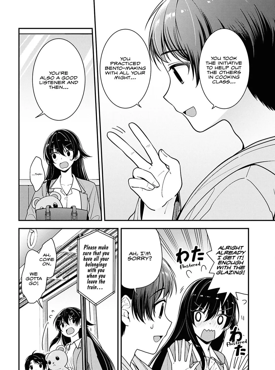 The Yankee Shimizu-san Sitting Next to Me Has Dyed Her Hair Black Chapter 8.1 page 13 - 