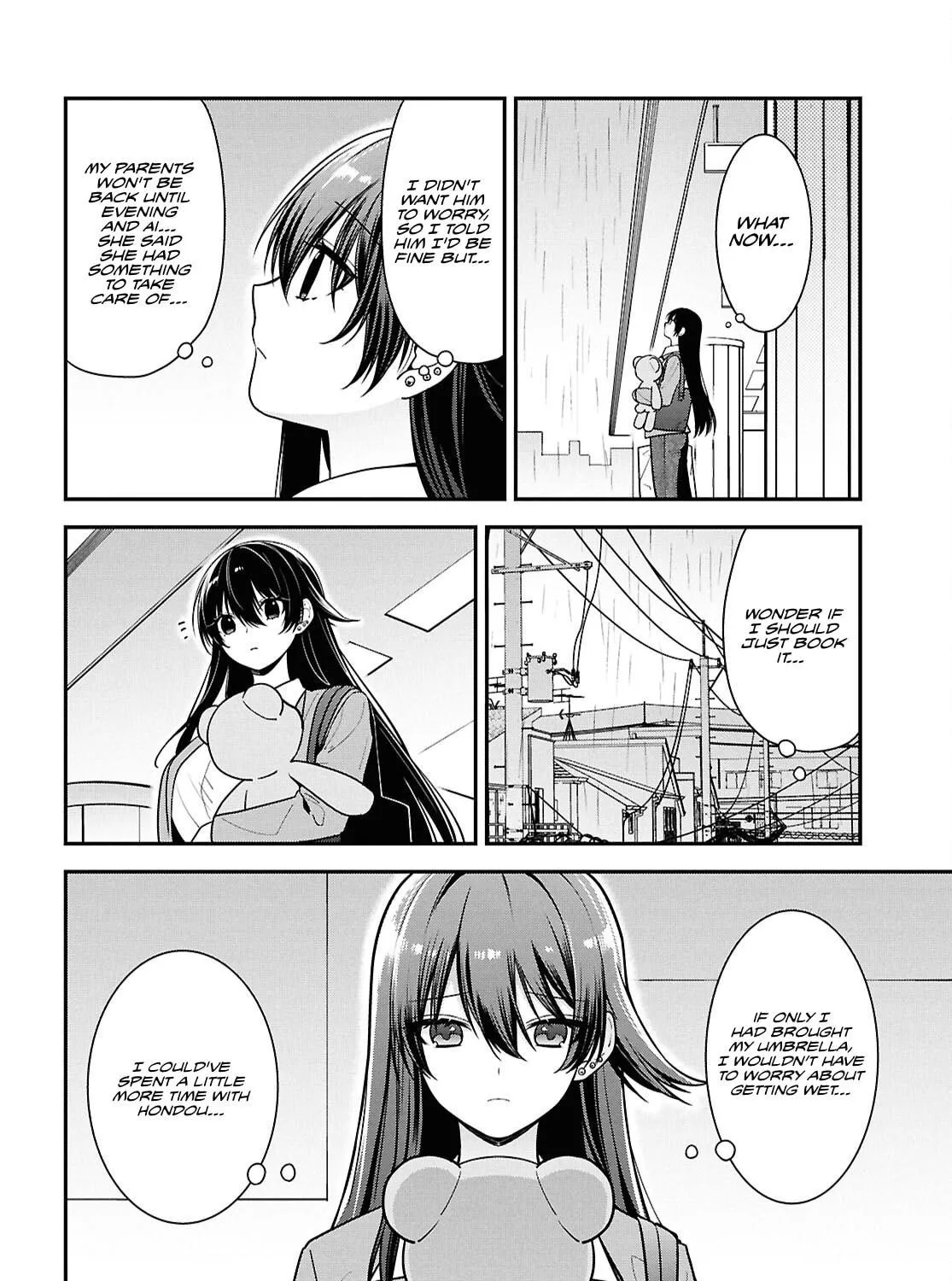 The Yankee Shimizu-san Sitting Next to Me Has Dyed Her Hair Black Chapter 8.1 page 17 - 