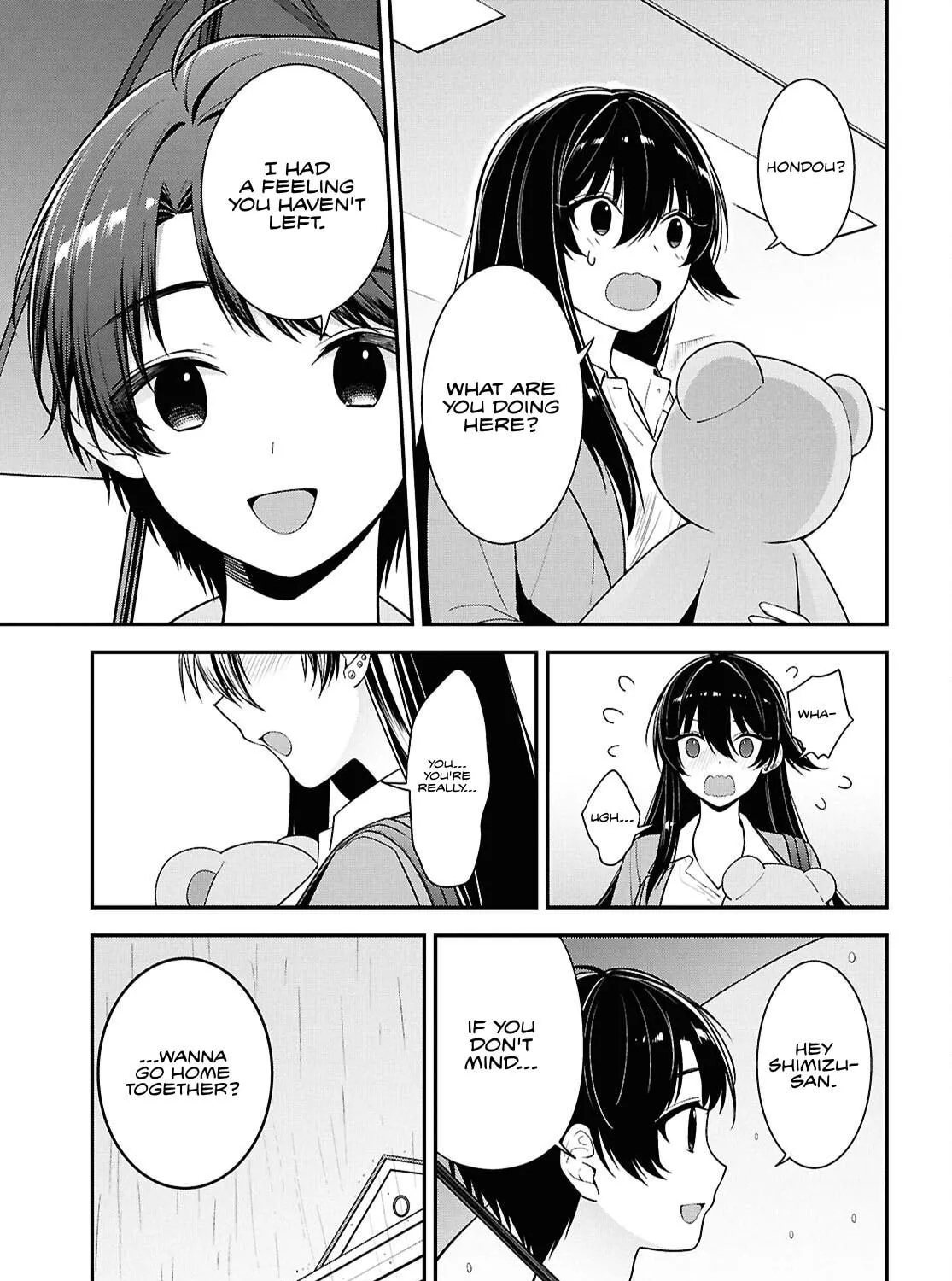 The Yankee Shimizu-san Sitting Next to Me Has Dyed Her Hair Black Chapter 8.1 page 23 - 