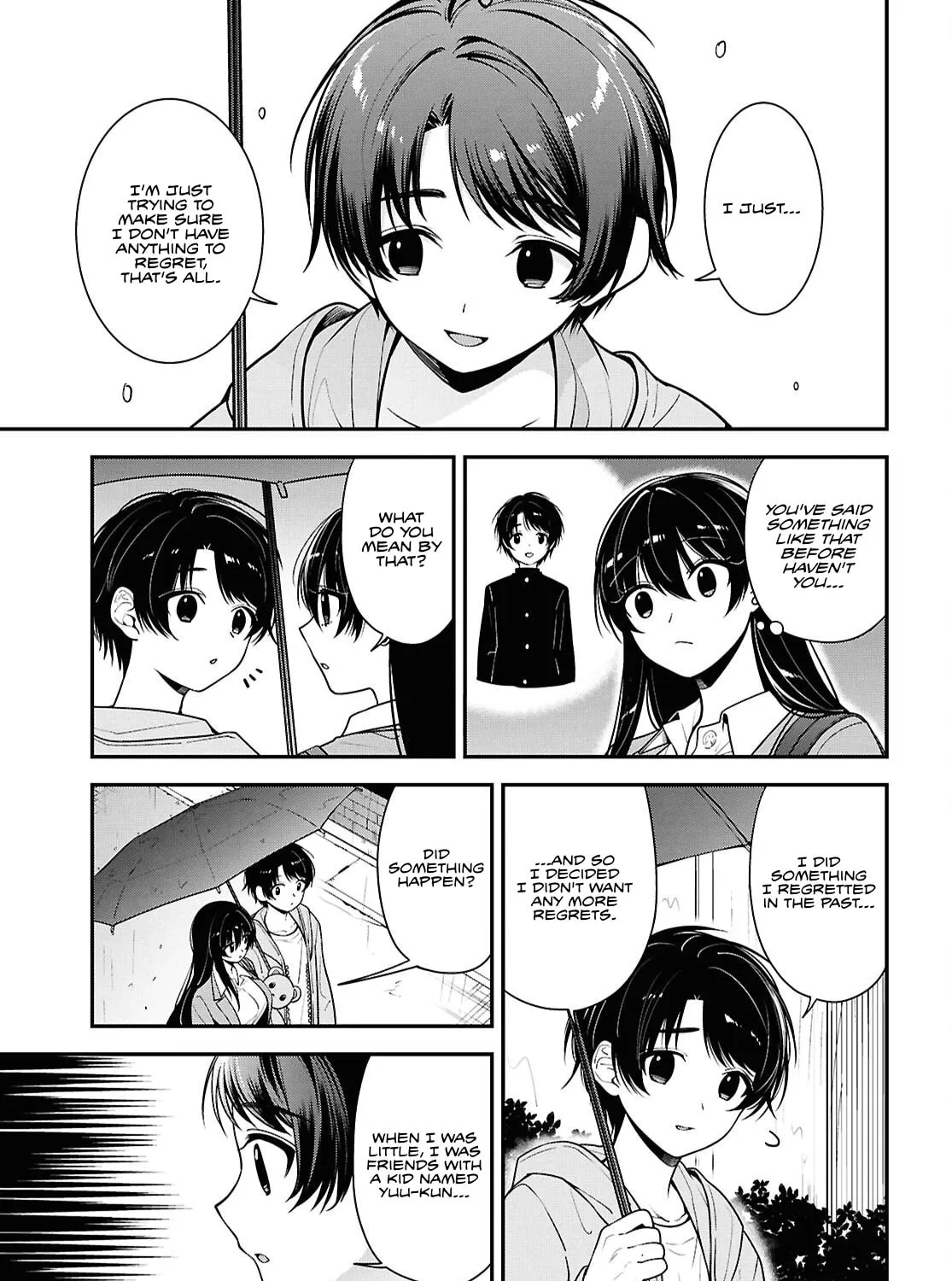 The Yankee Shimizu-san Sitting Next to Me Has Dyed Her Hair Black Chapter 8.1 page 31 - 