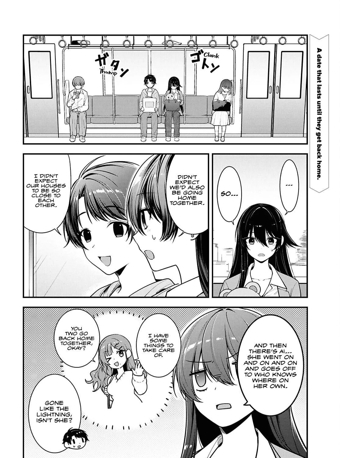The Yankee Shimizu-san Sitting Next to Me Has Dyed Her Hair Black Chapter 8.1 page 5 - 
