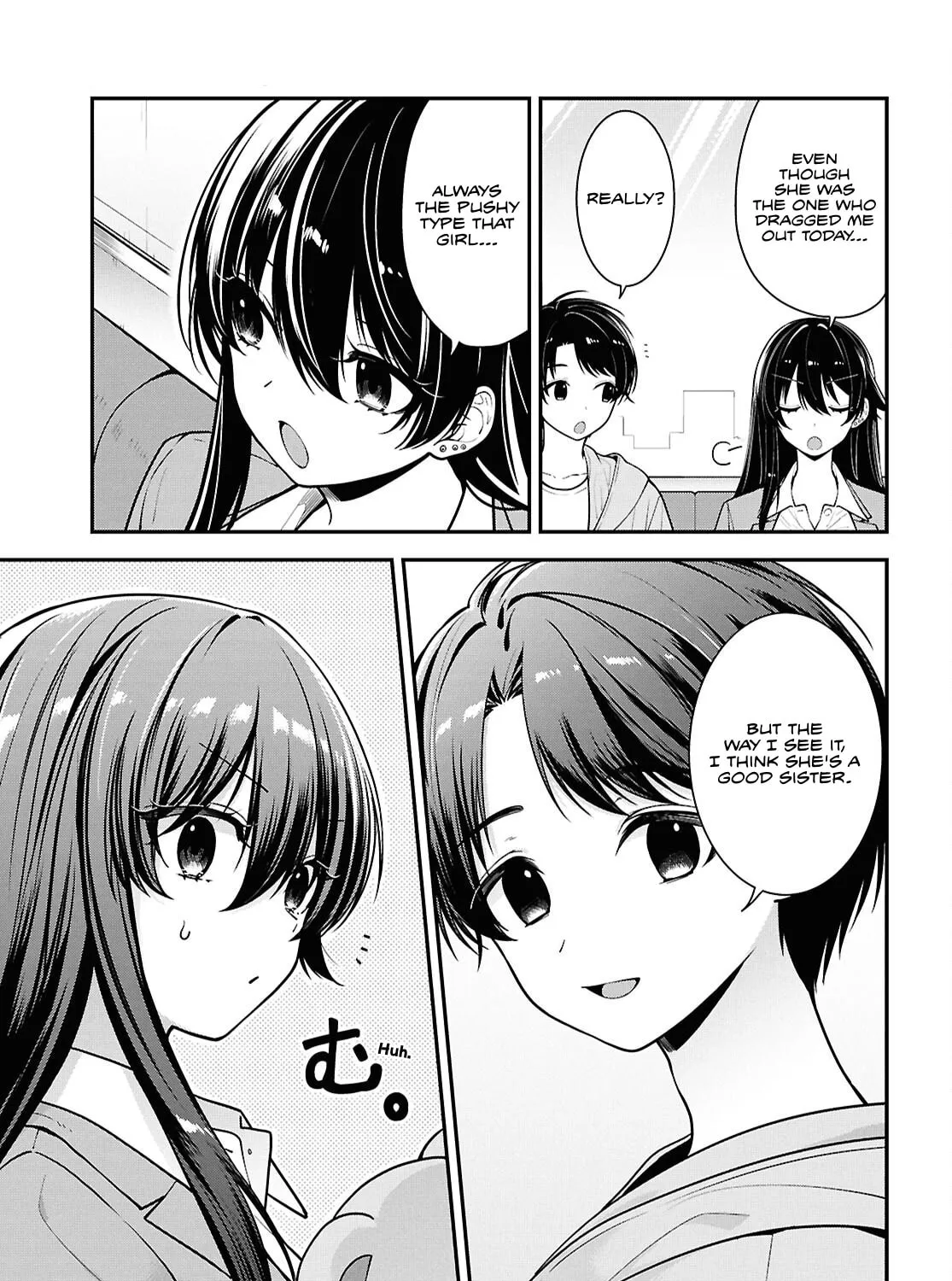 The Yankee Shimizu-san Sitting Next to Me Has Dyed Her Hair Black Chapter 8.1 page 7 - 