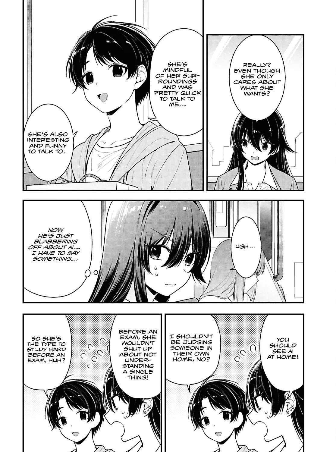 The Yankee Shimizu-san Sitting Next to Me Has Dyed Her Hair Black Chapter 8.1 page 9 - 