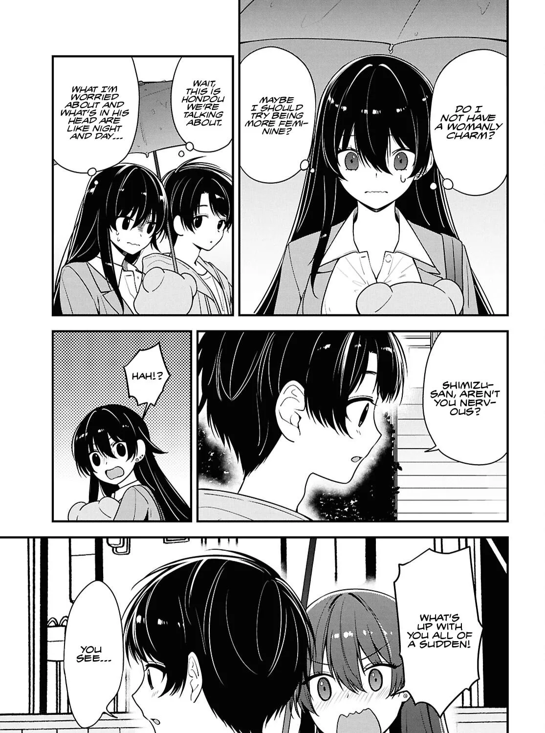 The Yankee Shimizu-san Sitting Next to Me Has Dyed Her Hair Black Chapter 8.2 page 21 - 