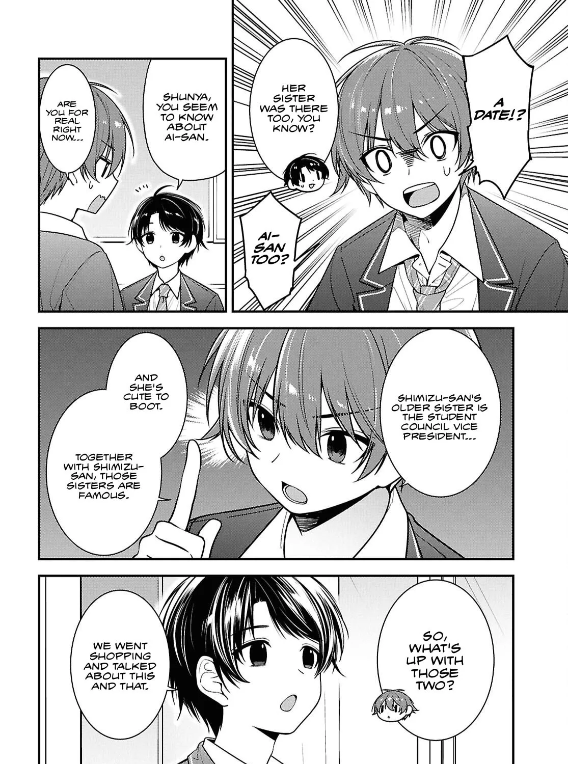 The Yankee Shimizu-san Sitting Next to Me Has Dyed Her Hair Black Chapter 9 page 15 - 