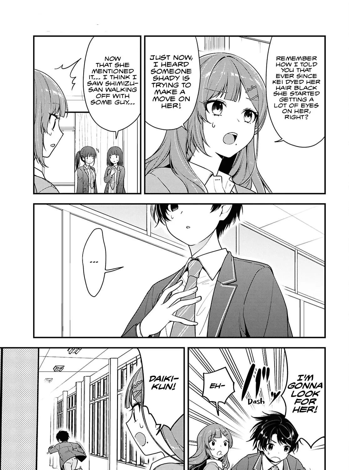 The Yankee Shimizu-san Sitting Next to Me Has Dyed Her Hair Black Chapter 9 page 21 - 