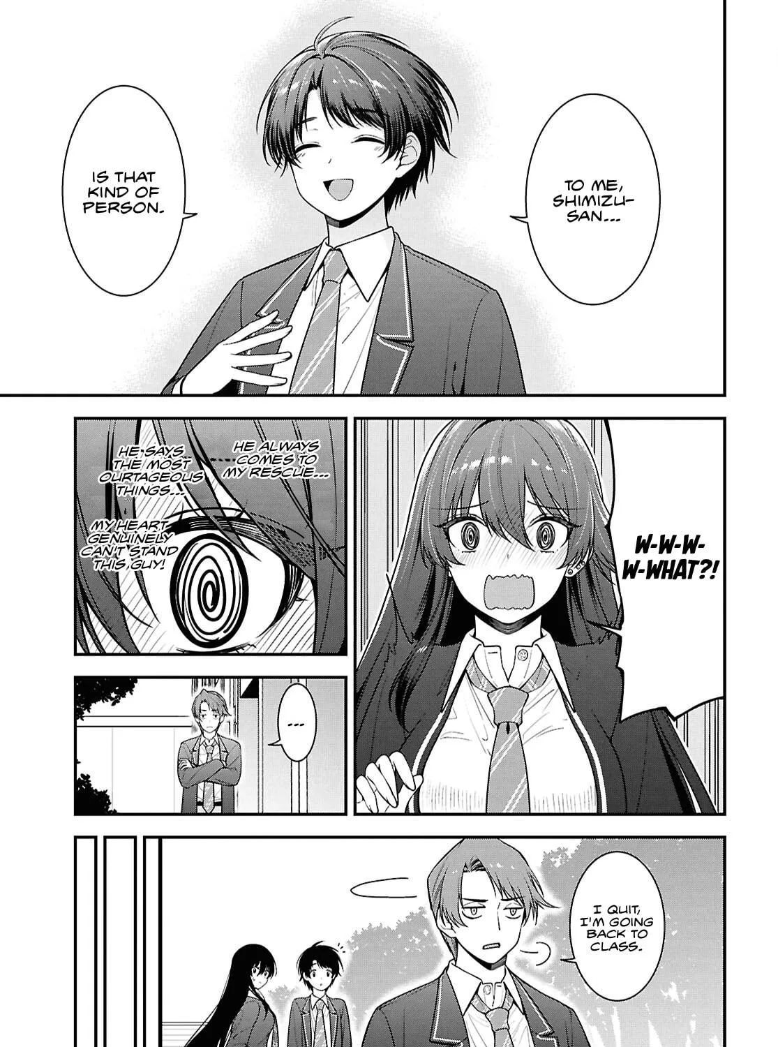The Yankee Shimizu-san Sitting Next to Me Has Dyed Her Hair Black Chapter 9 page 59 - 