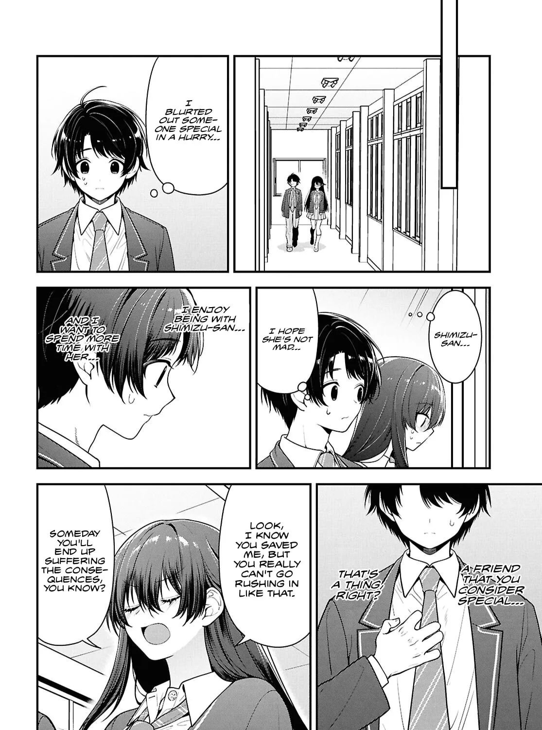 The Yankee Shimizu-san Sitting Next to Me Has Dyed Her Hair Black Chapter 9 page 61 - 