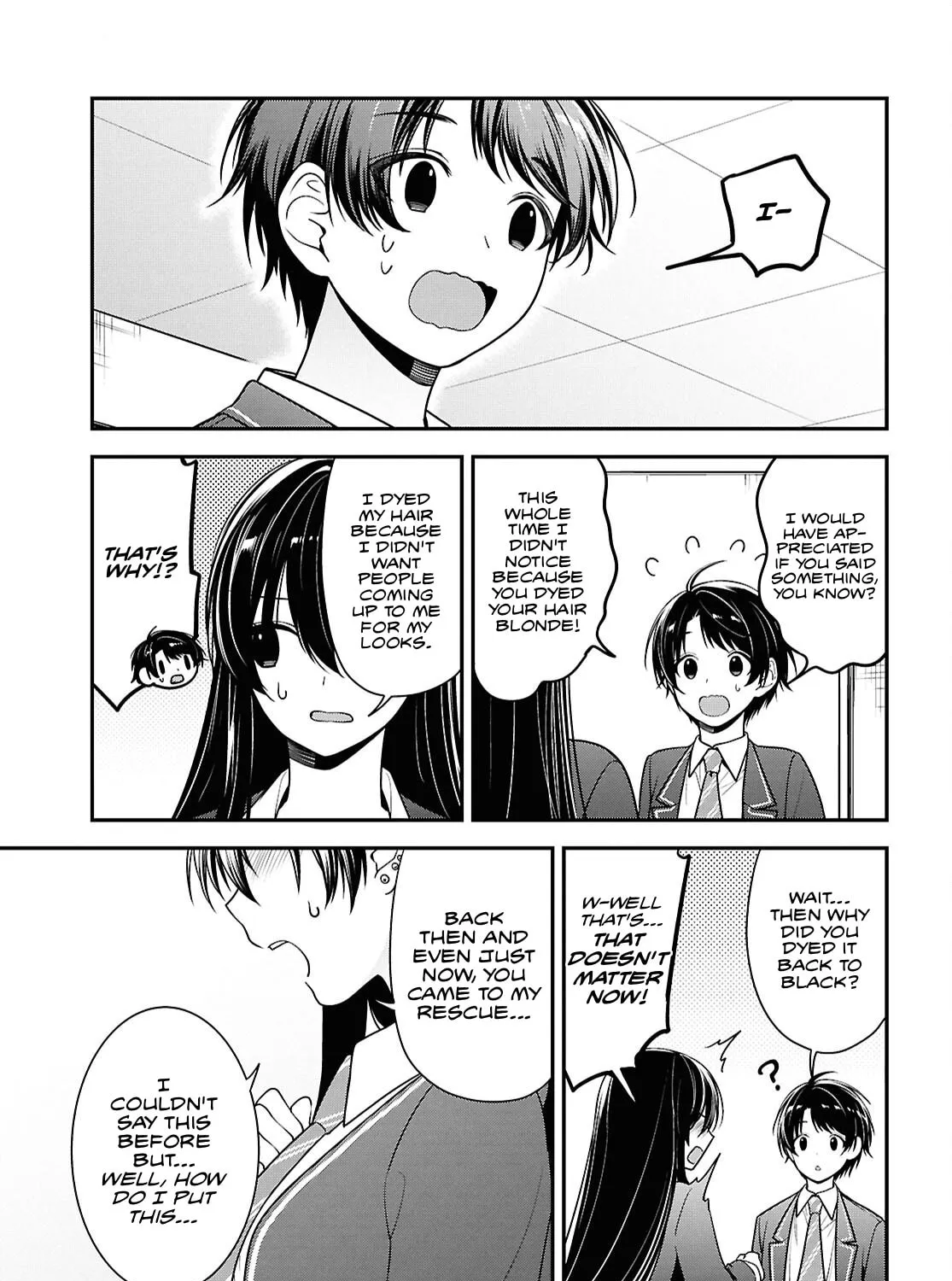 The Yankee Shimizu-san Sitting Next to Me Has Dyed Her Hair Black Chapter 9 page 67 - 
