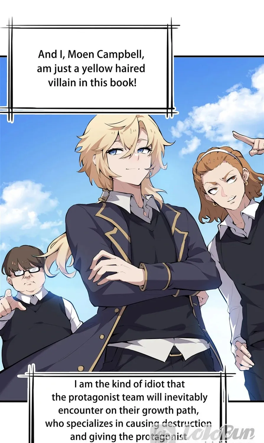 The Yellow-haired Villain in Female Main Character